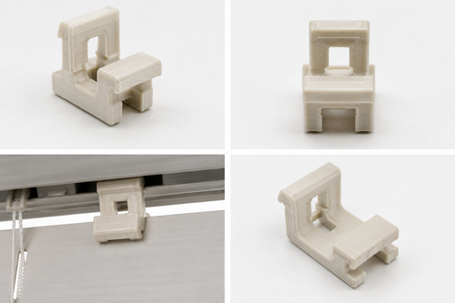 Clip de repuesto para persiana interior – Impresión 3D en PETG/ASA