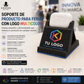 Soporte de producto para ferias con logo multicolor - Kraken Print