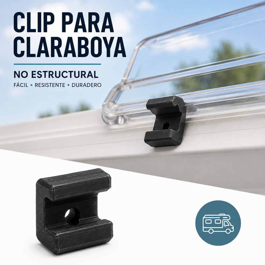 Clip de repuesto para claraboya y ventana camper – ASA UV