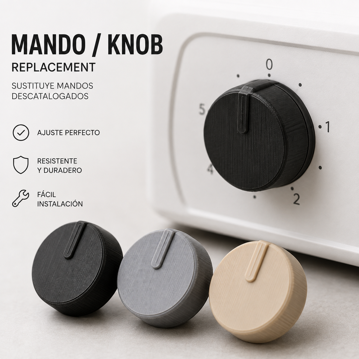 Mando de repuesto para electrodoméstico – Recupera el control sin cambiar el aparato