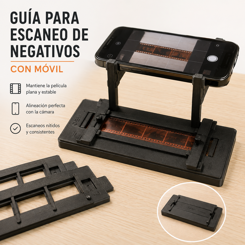 Guía para escanear negativos con el móvil – Digitaliza tus recuerdos
