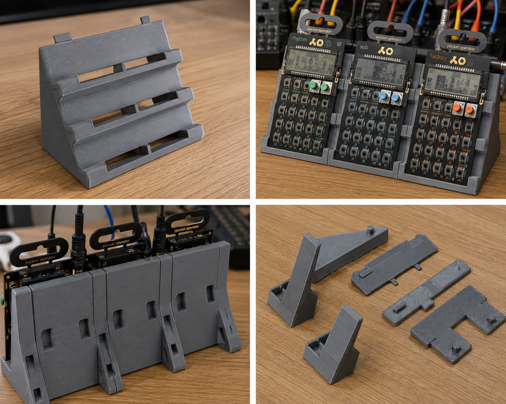 Stand modular para pocket synths
