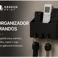 Organizador de mandos y llaves Kraken Print