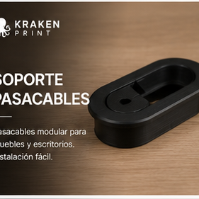 Pasacables modular interior Kraken Print